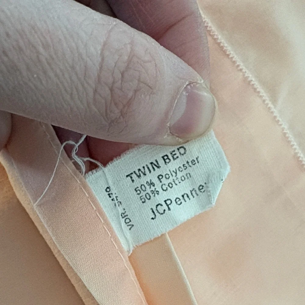 Solid Fabric Twin Bed Top Sheet Options (price is for one)